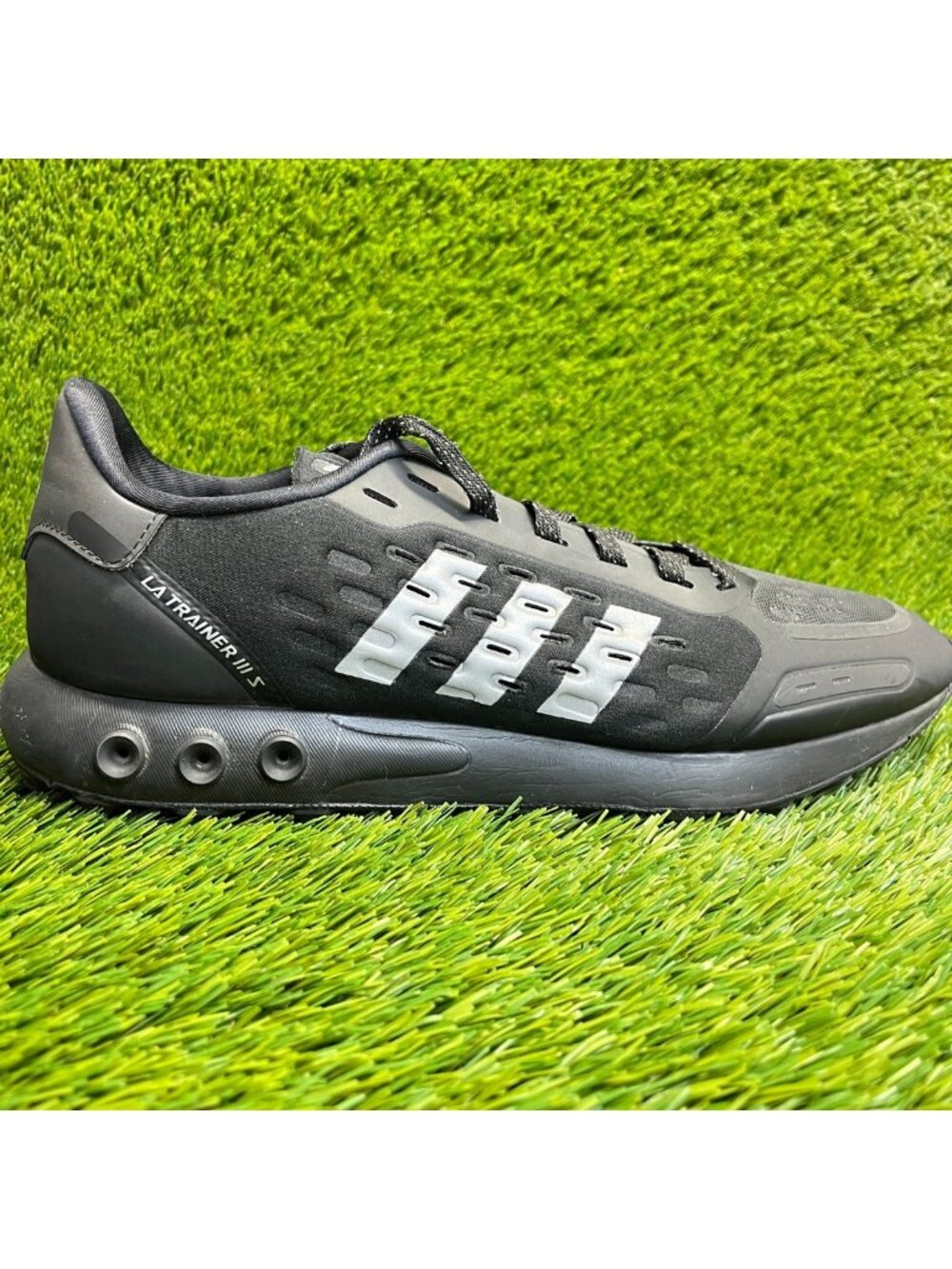 Adidas La Trainer 3 Mens Size 11.5 Black White Athletic Running Shoes Sneakers